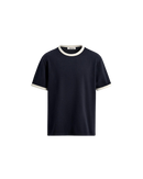 HASHWAY BASIC RINGER TEE - NAVY BLUE