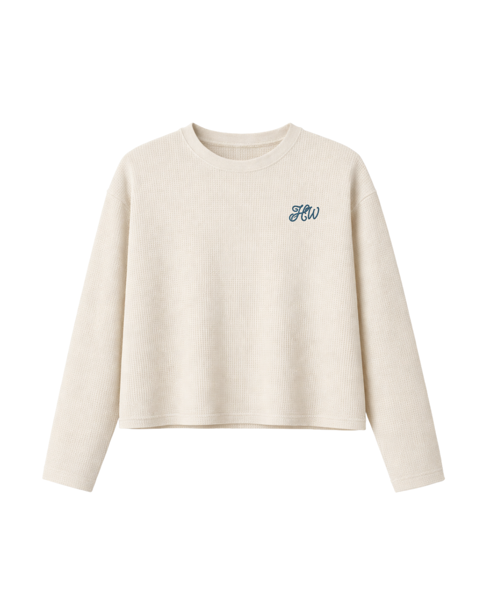 HASHWAY CLASSIC WAFFLE T-SHIRT OFF-WHITE