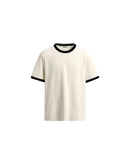 HASHWAY BASIC RINGER TEE - OYSTER WHITE
