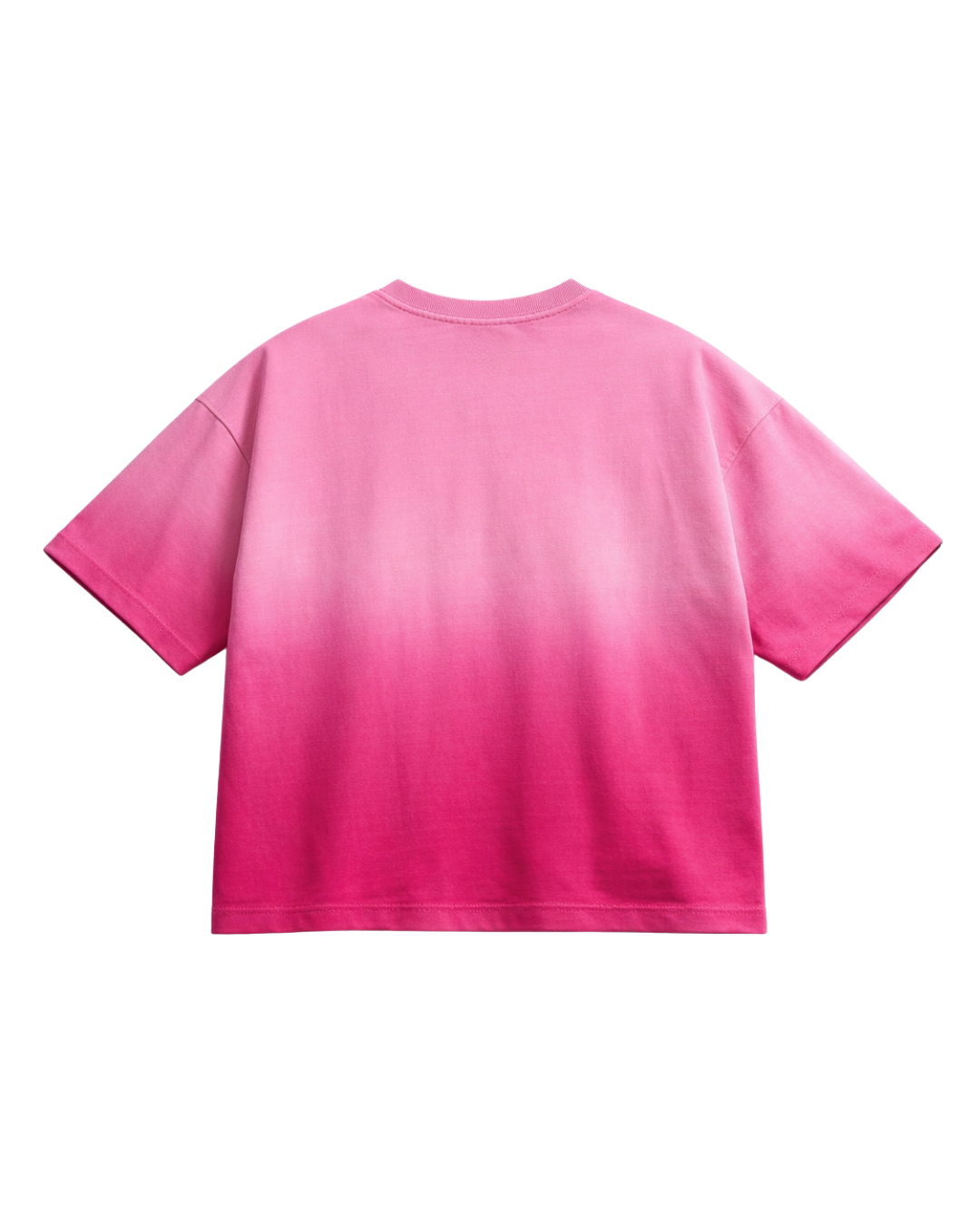 BASIC PINK OMBRE WASH T-SHIRT