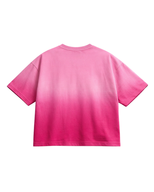 BASIC PINK OMBRE WASH T-SHIRT