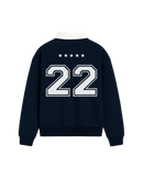 HASHWAY CLUB 22 POLO SWEATSHIRT - NAVY