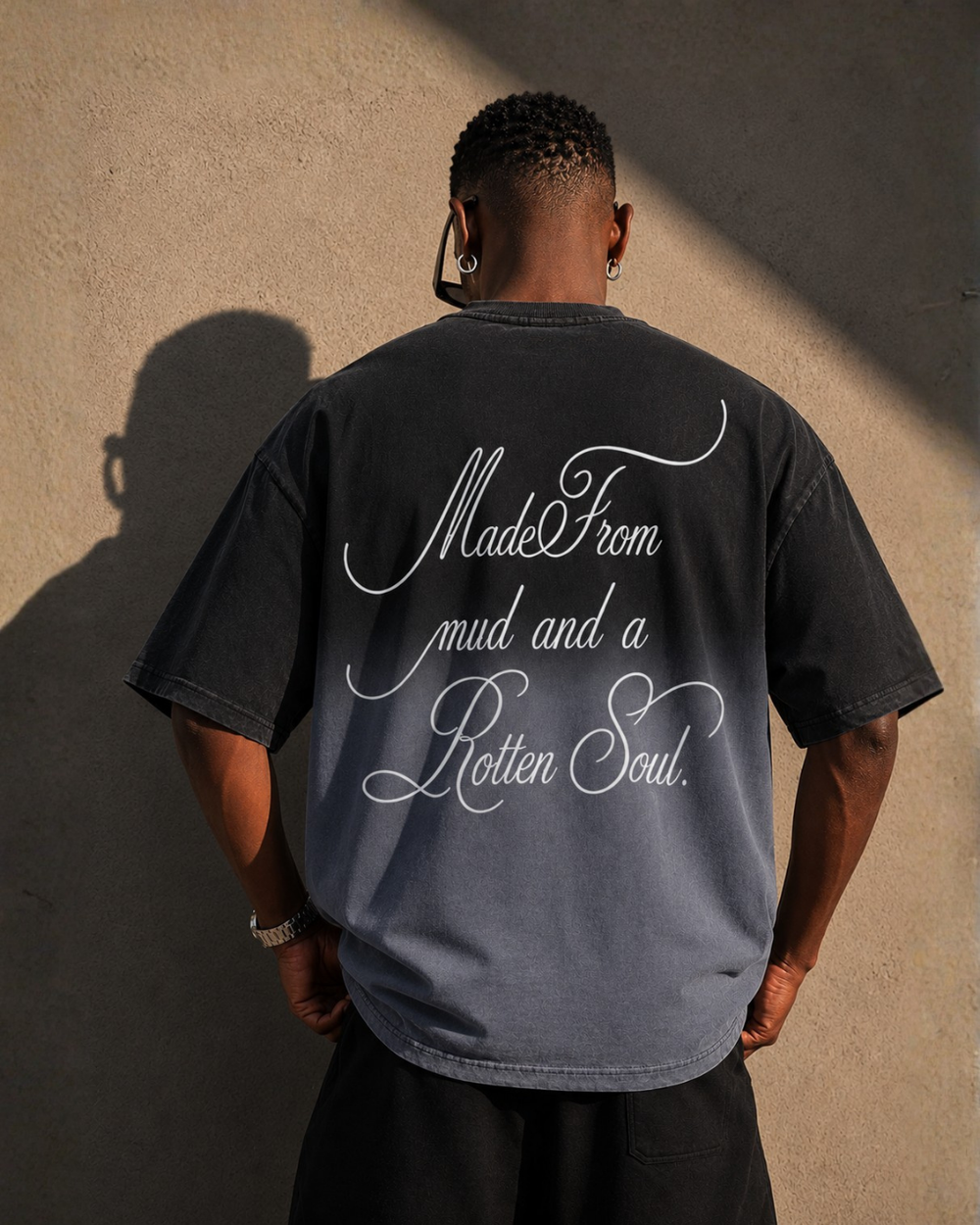 HASHWAY ROTTEN SOUL T-SHIRT - OMBRÈ