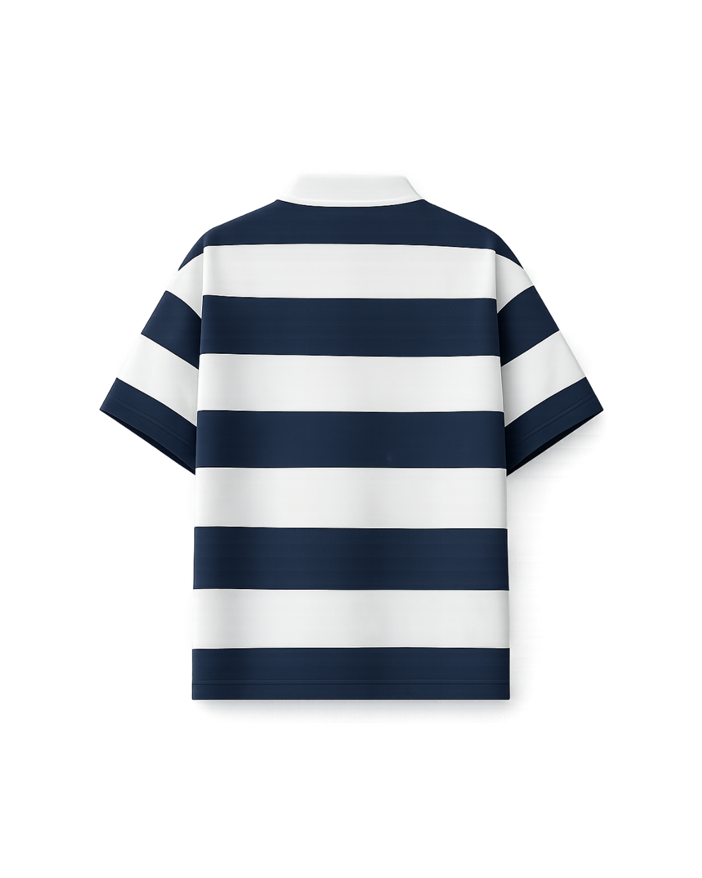 HASHWAY CLASSIC NAVY RUGBY POLO T-SHIRT