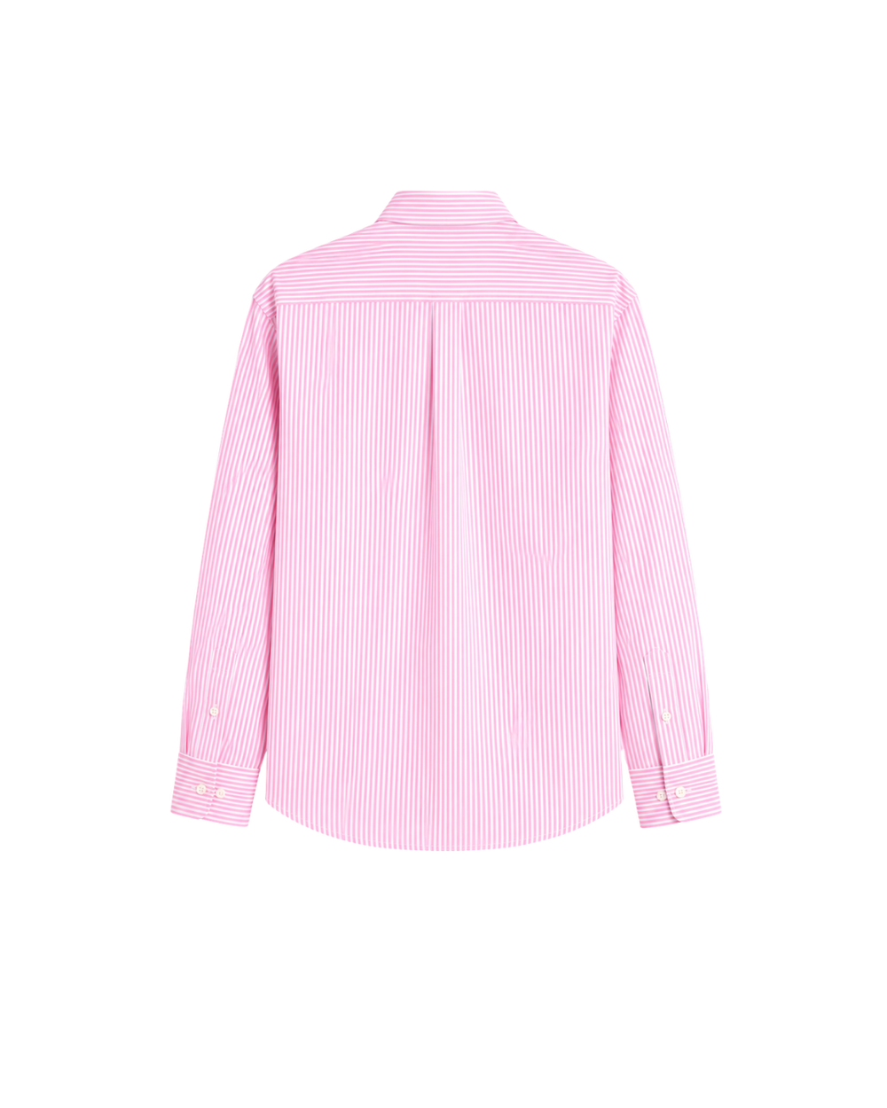 HASHWAY ARCHIVES EMBROIDERED STRIPED SHIRT - PINK