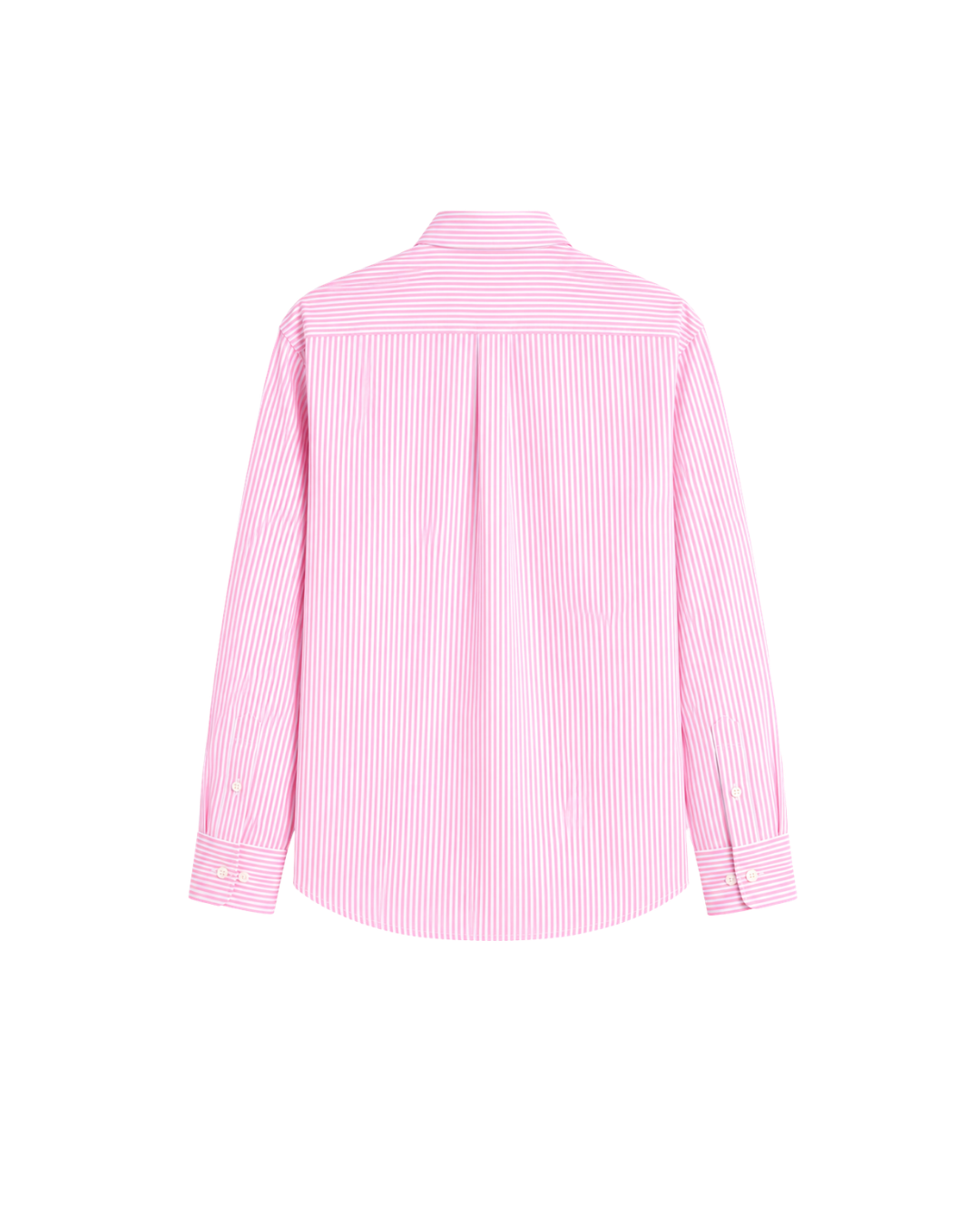 HASHWAY ARCHIVES EMBROIDERED STRIPED SHIRT - PINK
