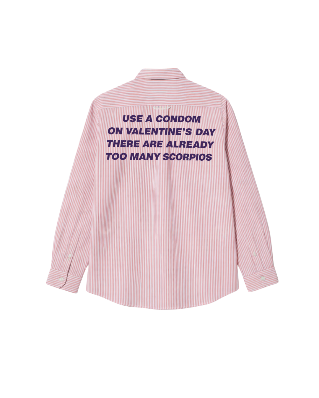 HASHWAY “TOO MANY SCORPIOS” STRIPED SHIRT