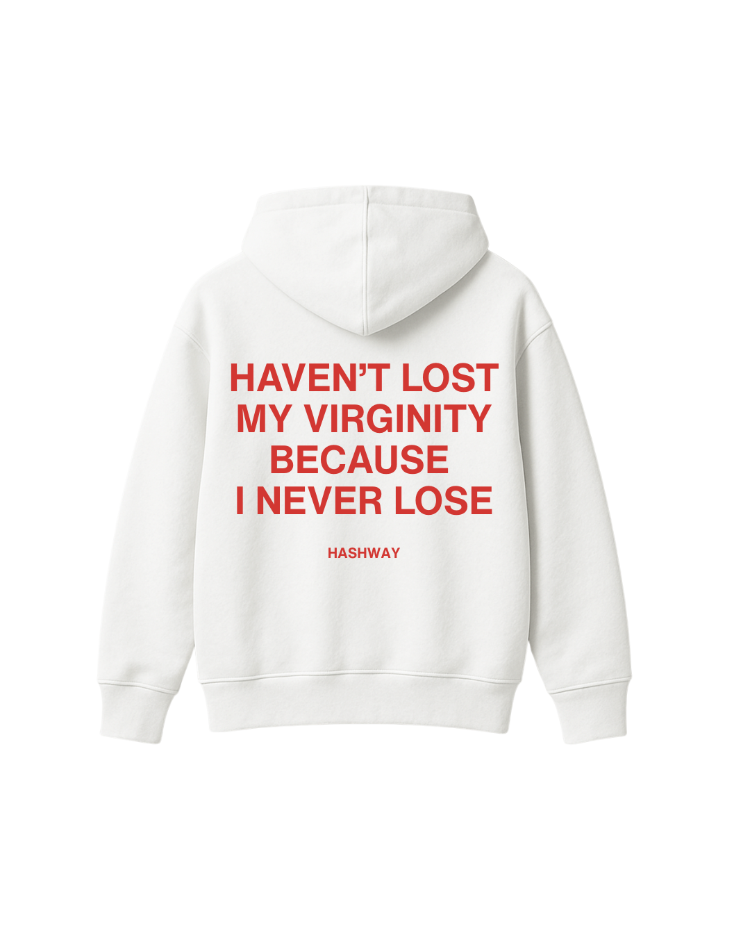 CERTIFIED VIRGIN HOODIE WHITE