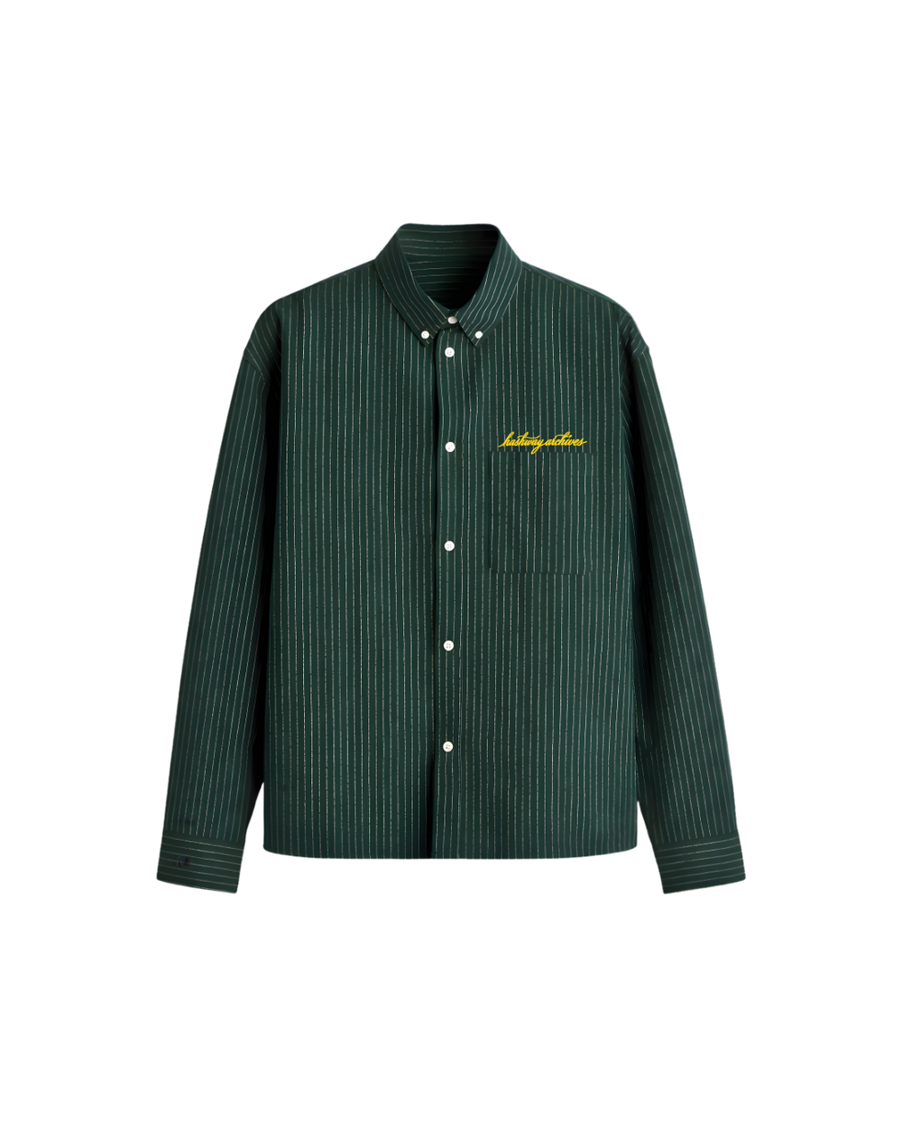 HASHWAY ARCHIVES OXFORD SHIRT - GREEN