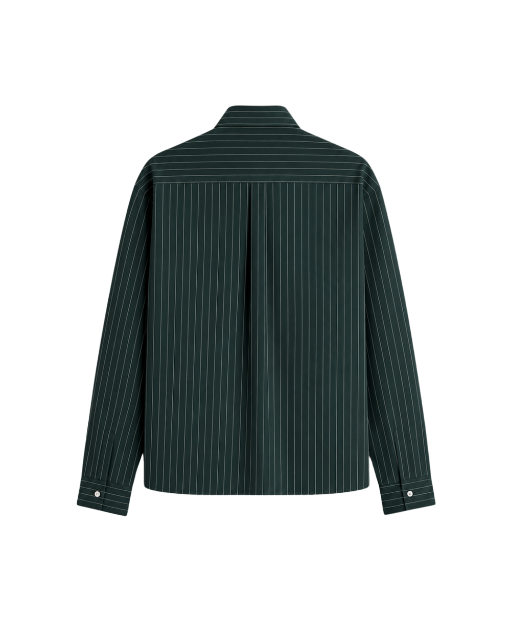 HASHWAY OXFORD STRIPED SHIRT- GREEN