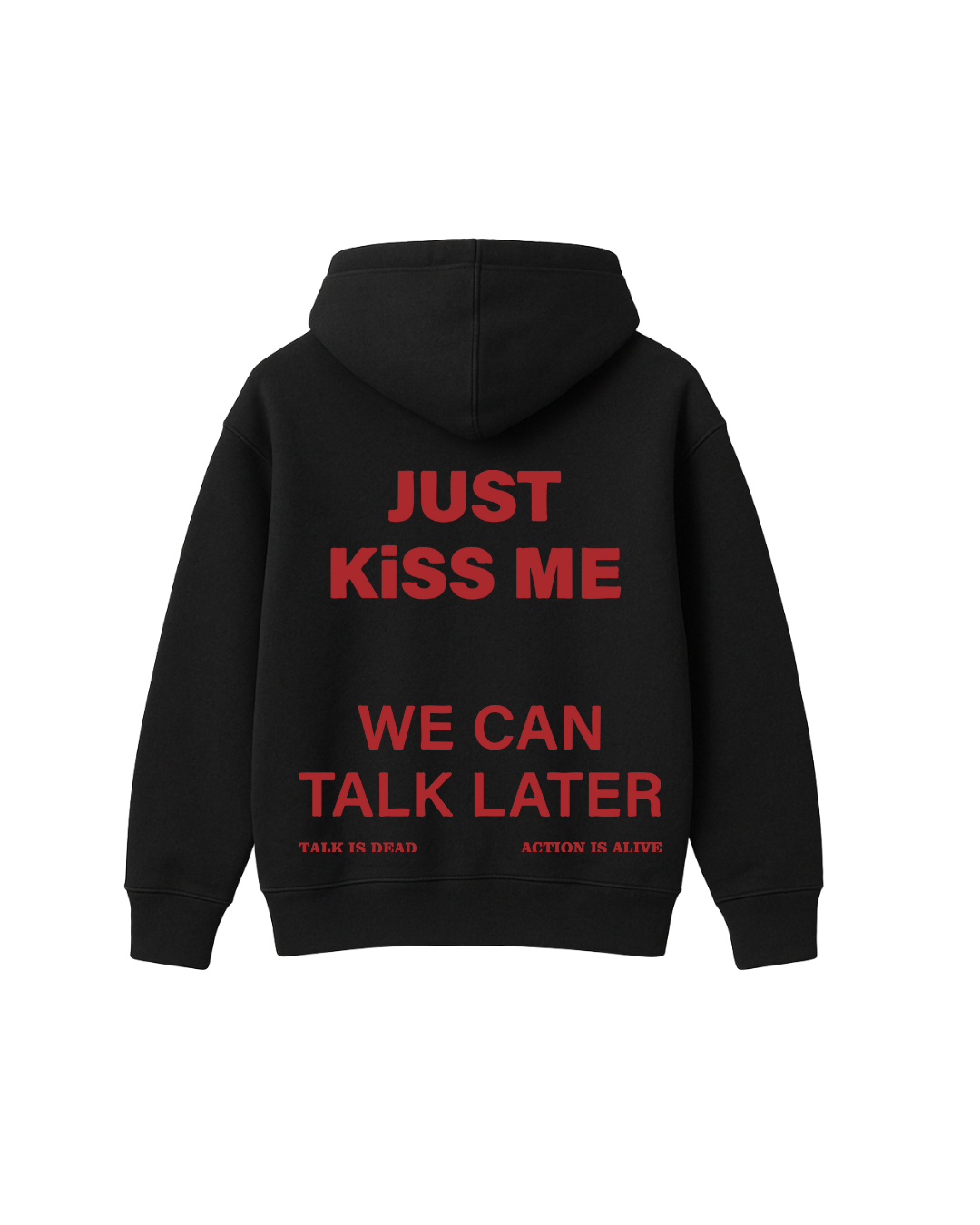 WILL TALK LATER HOODIE BLACK