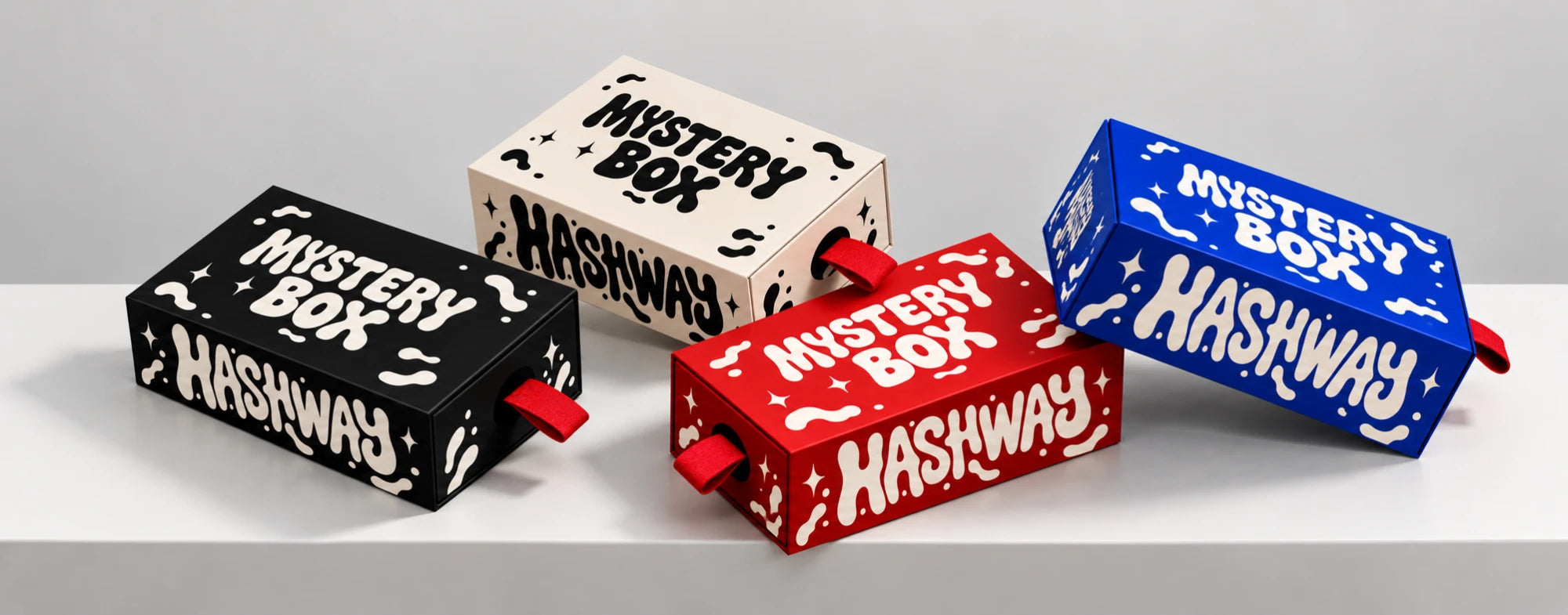 Hashway Mystery Box — Core, Premium, Elite and Black boxes