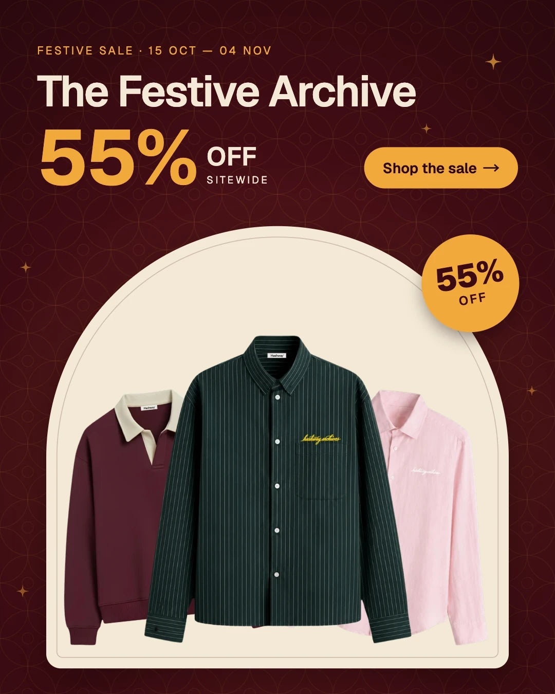 The Festive Archive — 55% off sitewide, live now